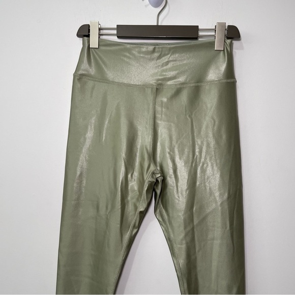 Dynamite Women’s High Rise Faux Leather Leggings Sage Green fiary grunge Size L - Picture 10 of 10